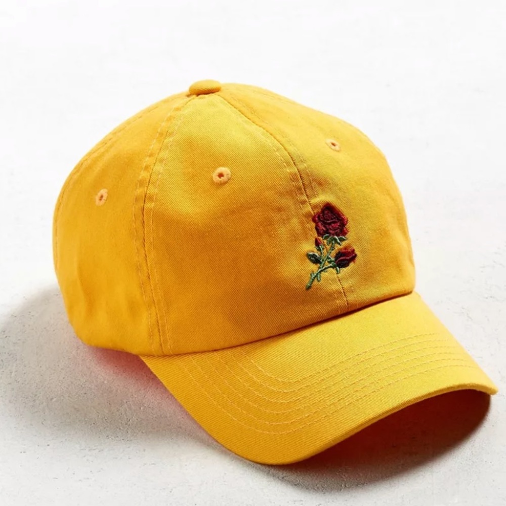 UO Denim Rose Baseball Hat